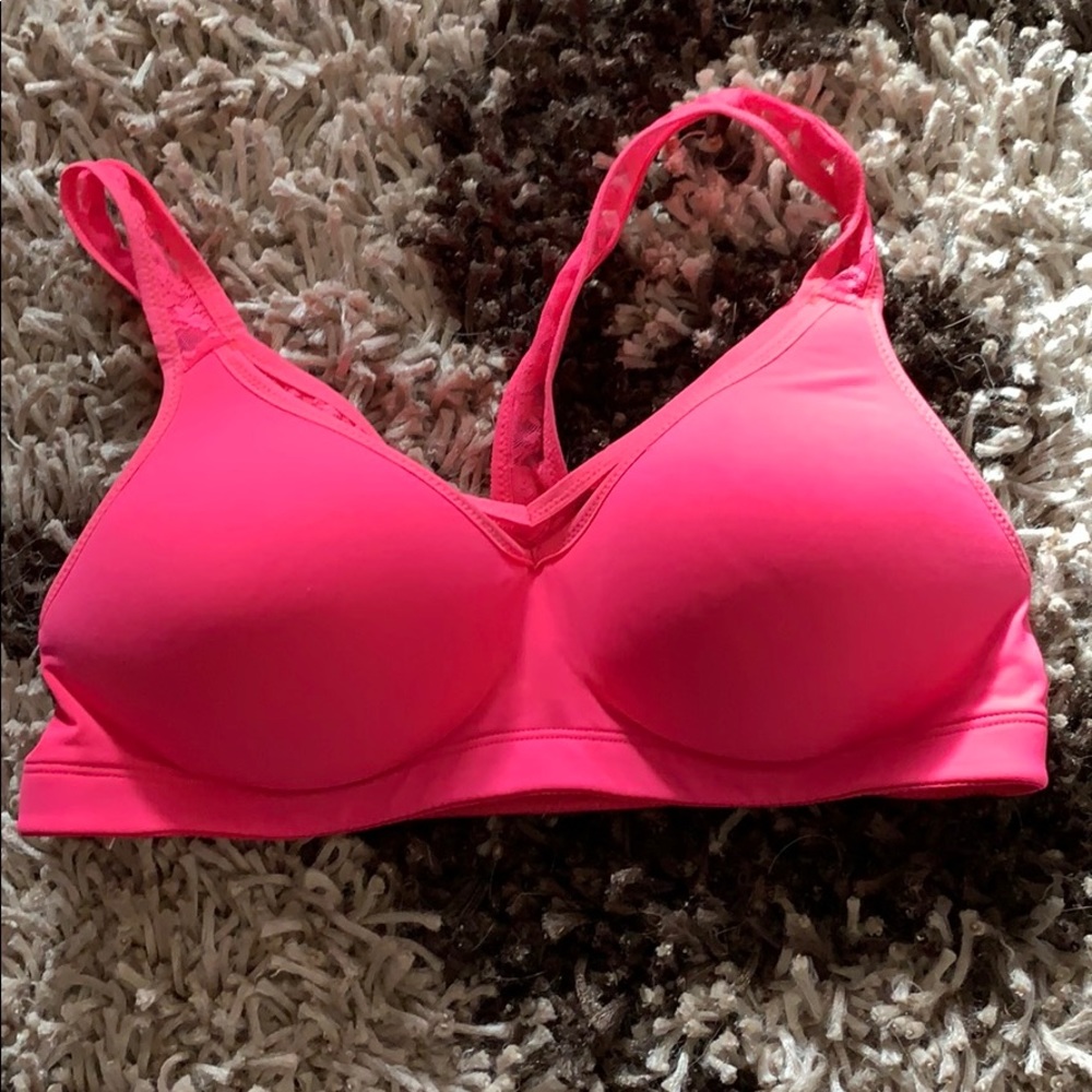 Pink Victoria’s Secret Push-Up Sports Bra